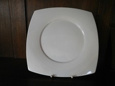 #1 Teller eckig flach 32cm Savoy weiß Hotel Seltmann Weiden
