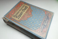 Das grosse illustrierte Sportbuch  1908 moderne Sportarten Sportler Sportfreund