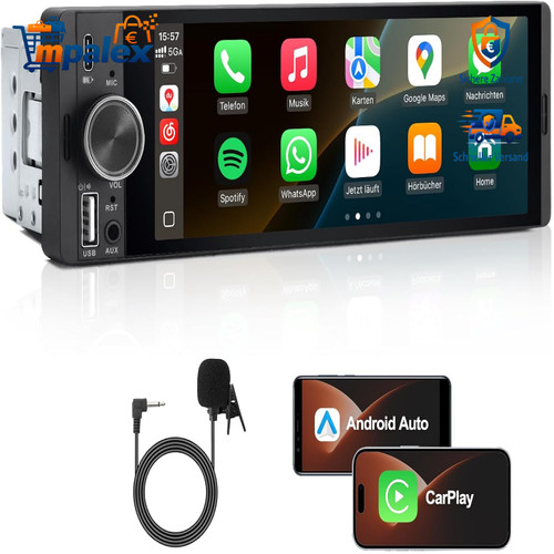 Din autoradio mit carplay - 1,