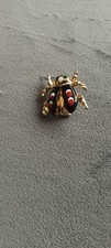 Hübsche süße Marienkäfer Brosche bunt