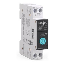 TONGOU DIY 1P+N Hutschiene WiFi Smart Schalter|32A WLAN Intelligenter Relais