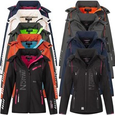 Geographical Norway Damen Softshell Jacke Windbreaker Regen Outdoor Jacke S-XXL
