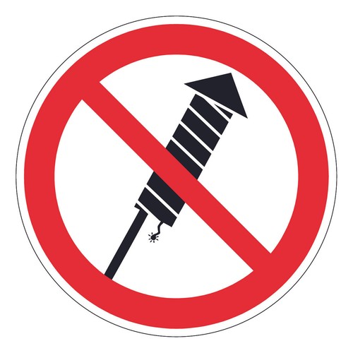 Aufkleber feuerwerk verbot - feuerwerk,