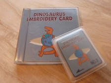 Brother Stickkarte Nr. 3 Dinosaurus