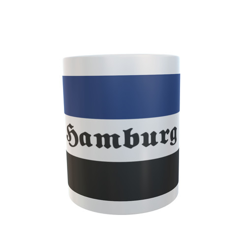 Tasse hamburg streifen flagge - tasse,