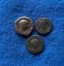 Konvolut 3 röm. Bronzemünzen