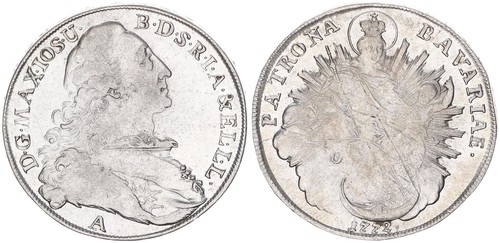 Bayern madonnentaler 1772 - bayern,