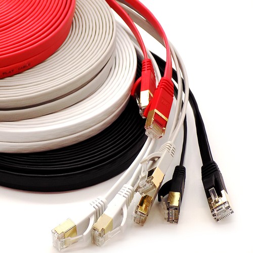Rj45 ethernet kabel cat7 flach - rj45,