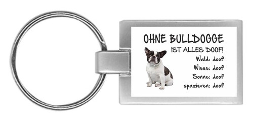 Schlüsselanhänger bulldogge - schlüsselanhänger,