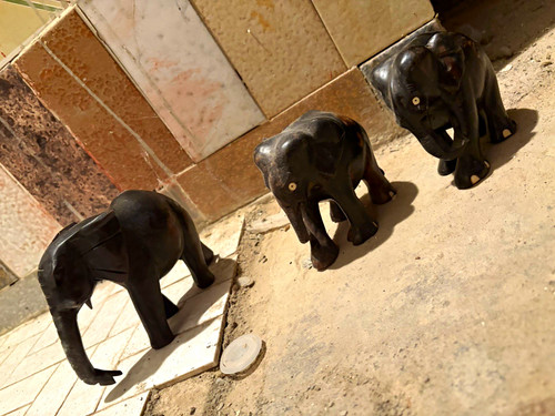 Dekofiguren set elefant - 3x,