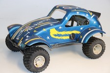 Vintage RC Modell VW Käfer Beetle Baja Bug 80 cm Buggy 1:5 GFK Metallchassis