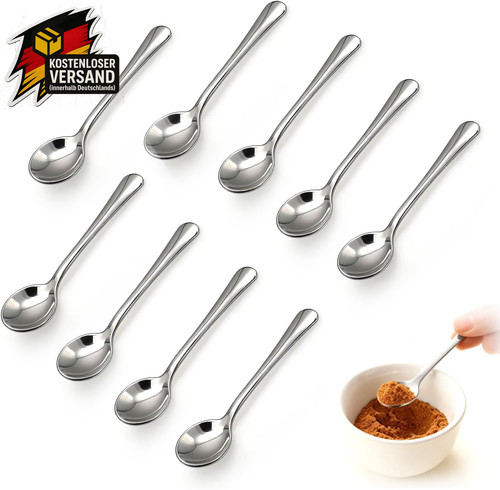 Mini edelstahl espressolöffel - mini,