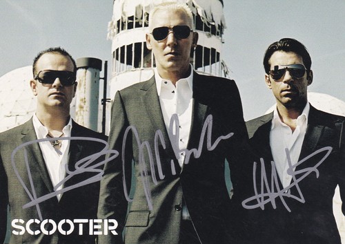 Autogramm scooter - autogramm,