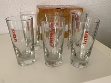 6 x alte AVERNA Longdrink-Gläser (Party, Gastro, Bar) in OVP, Neuwertig!