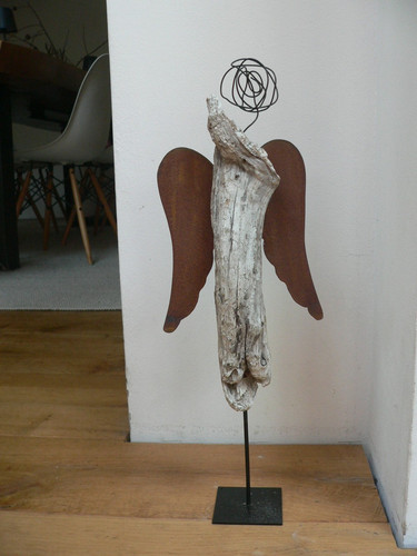 Treibholz skulptur engel - skulptur, 45