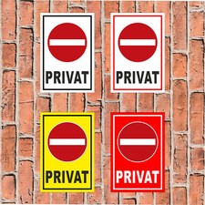 Schild - Durchfahrt verboten