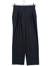 H&M Stoffhose Damen Hose Gr. DE 38 schwarz Casual-Look