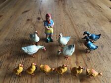 Figuren: Gänseliesel, 4 Gänse, 2 Flugenten, 6 Kücken aus 50er, 60er Ja  Talstraß