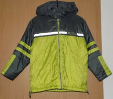 Unisex Kinder Jacke Parka Anorak  Neon Gelb+Grau LEMMI  Gr.134 TOP