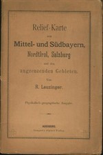 Relief-Karte von Mittel- und