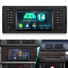 64GB Android 14 Autoradio Nav GPS Für BMW E53 X5 E39 WIFI NAVI BT Apple CarPlay