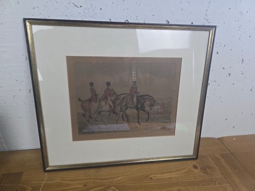 Antiker druck jagdszene - antiker,