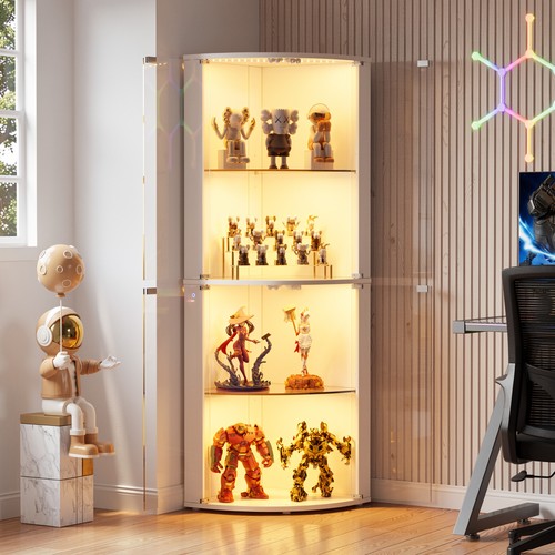 Glasvitrinenschrank mit led - glasvitrinenschrank,