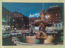 Alte AK-Rom-Auto-Neonreklame-ungelaufen-70er Jahre?