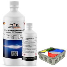 HPEVM-100 Elektro Vergussmasse (glasklar oder farbig) - Gießharz für Kabel, LED