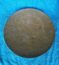 Messingteller - Fische Ø 32,5