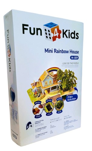 Puzzle mini regenbogen haus - puzzle,