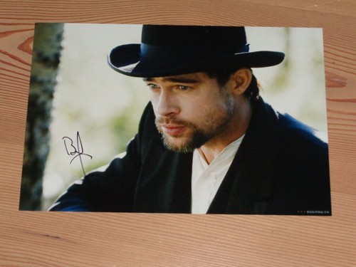 Brad pitt originalautogramm - brad,