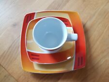 18-tlg Kaffeeservice Van Well Kaffeegeschirr eckig Geschirr