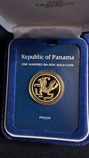 ❗ Rarität ❗ Panama - 100 Balboa El Condor Real de Oro 1980 - 8,16g Gold PP