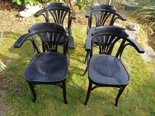 4 Bistro Stühle mit Armlehnen