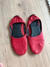 Audley Ballerina Echtleder Rot