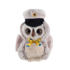 Barbara Bukowski Plüsch Eule Student Hoho Kuscheltier Prüfung 10 cm Neu