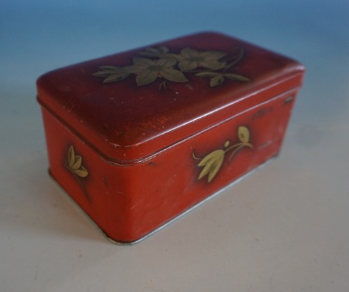 Art deco blechdose blech dose - blechdose,