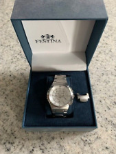 Festina F 6698/7 und GFF  Herren Chronograph Leder Metall Quarz