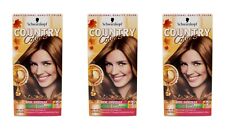 3x Schwarzkopf Country Colors Intensivtönung 49 Cognac Haselnuss EA523646