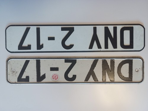 Nummernschild ddr stück - ddr,