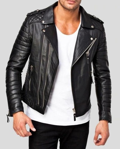 Herren asymmetrische leder - asymmetrische,