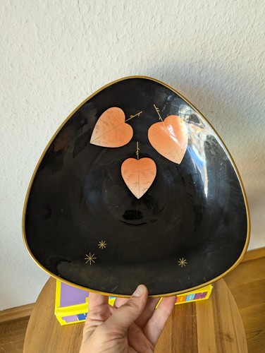 Vintage dreieckige schale - vintage,