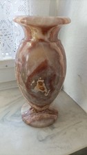 Alabaster blumen vase - blumen,