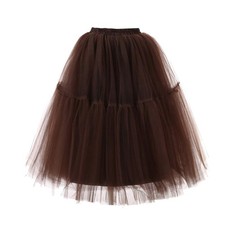 Damen Tüllrock Rock Vintage 5