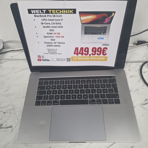 Apple macbook pro zoll - pro, 16