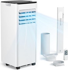 Mobile Klimaanlage 9000 BTU mit Abluftschlauch 4-in-1 Mobiles Klimagerät Neu