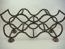 Weinregal Eisen für 8 Flaschen Flaschenhalter, Handarbeit Fahrradkette Fairtrade