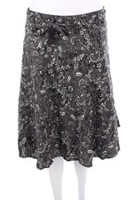 PART TWO Rock Seide Blumen D 36 Grau-Töne