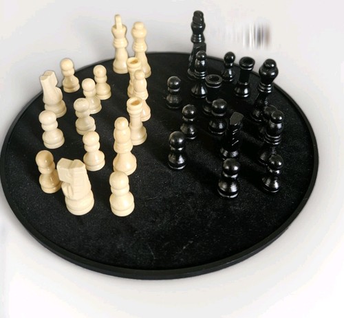 Vintage schachspiel figuren - vintage,